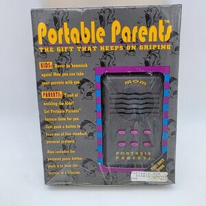 Portable Parents  MOM  Hand Held  6 Sayings Phrases Complaining 1992 NEW in BOX